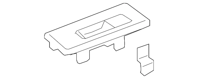 Switch Panel - Passenger Side (RH) - Volvo (31407996)