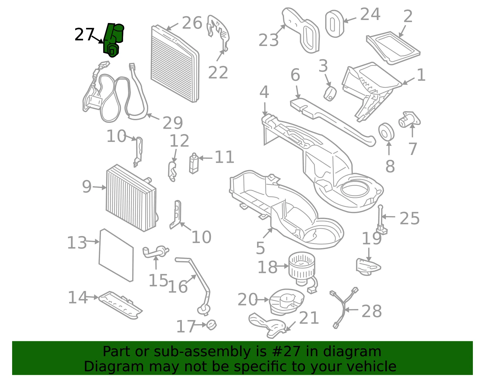 Sensor - Volvo (31418053) - view 2