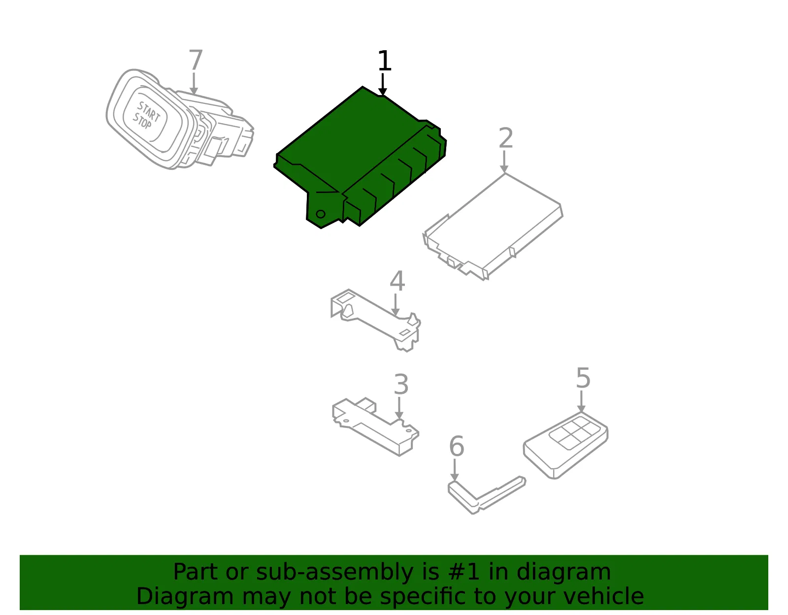 Control Module - Volvo (31419588) - view 3
