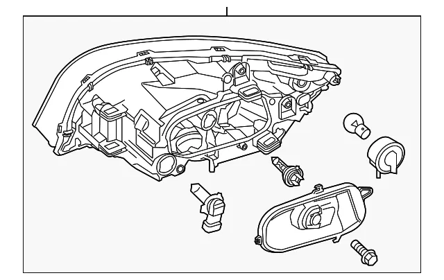 Headlamp Assembly - Volvo (31420288) - view 2