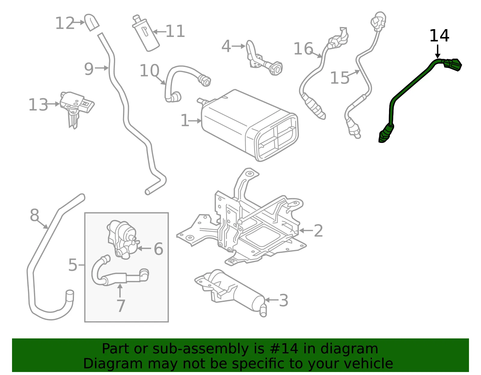 Oxygen Sensor - Volvo (31422064) - view 2