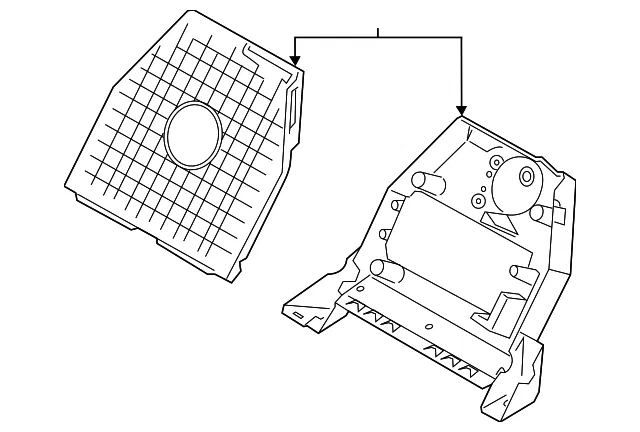 Parking Aid System Control Module Bracket - Volvo (31423869)