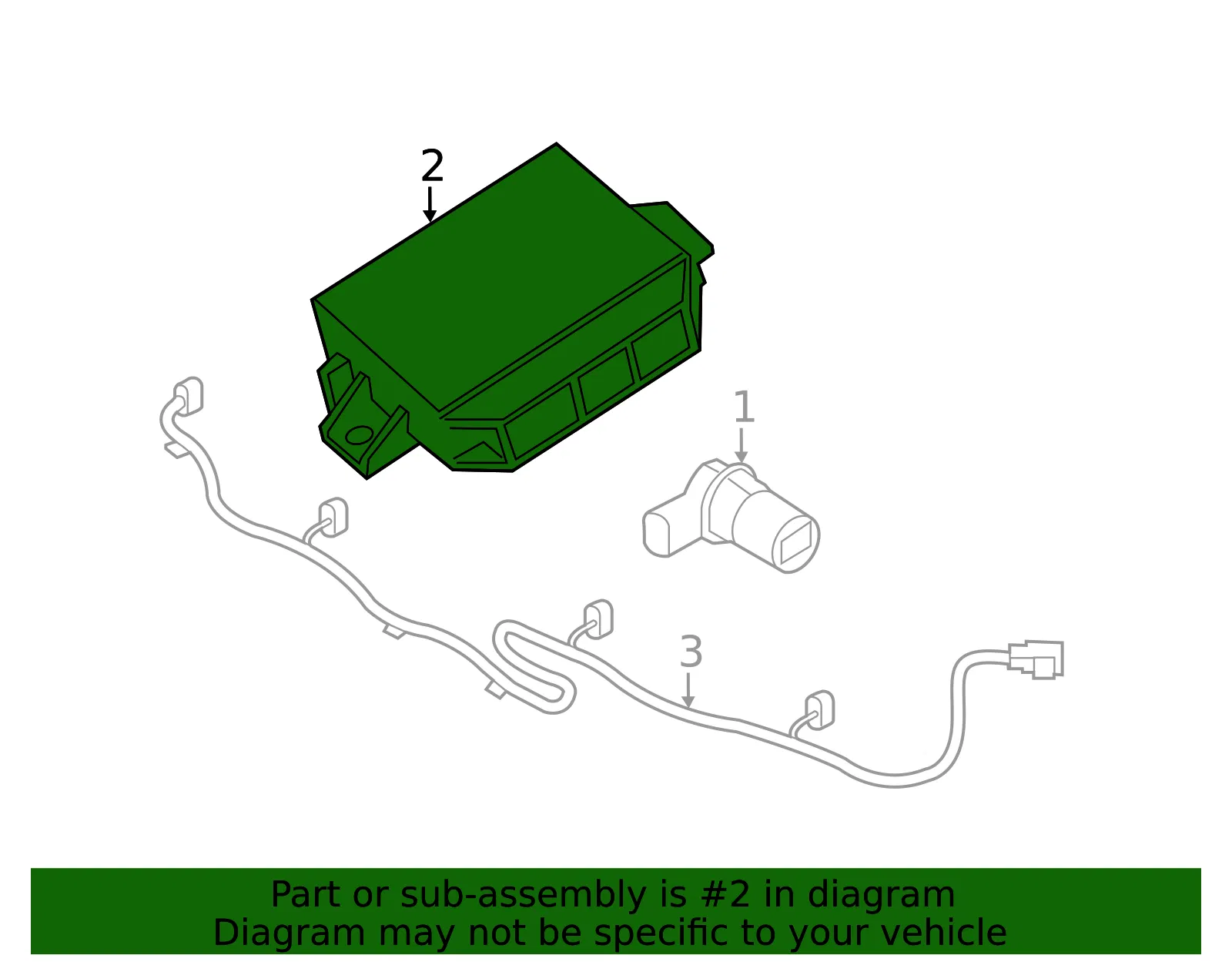 Control Module - Volvo (31423989) - view 2