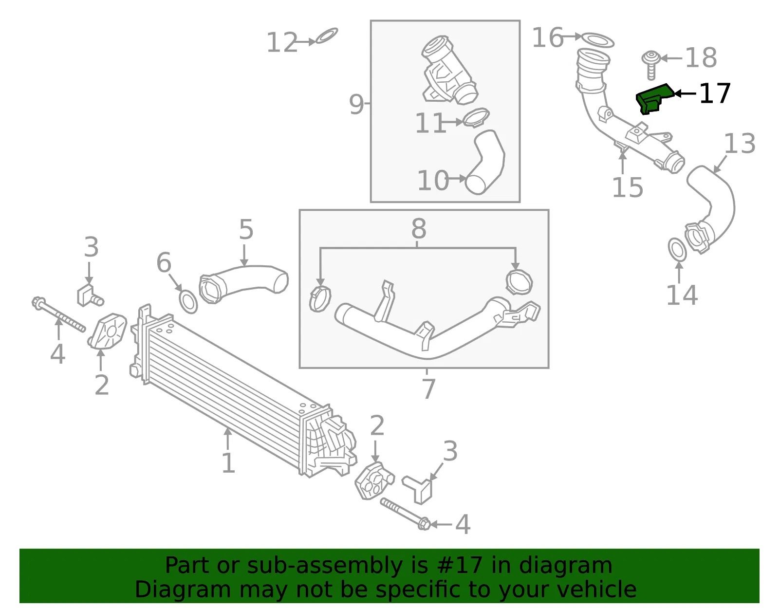 Pressure Sensor - Volvo (31432308) - view 3
