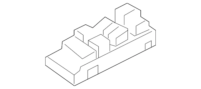 Window Switch - Driver's Side (LH) - Volvo (31433407)