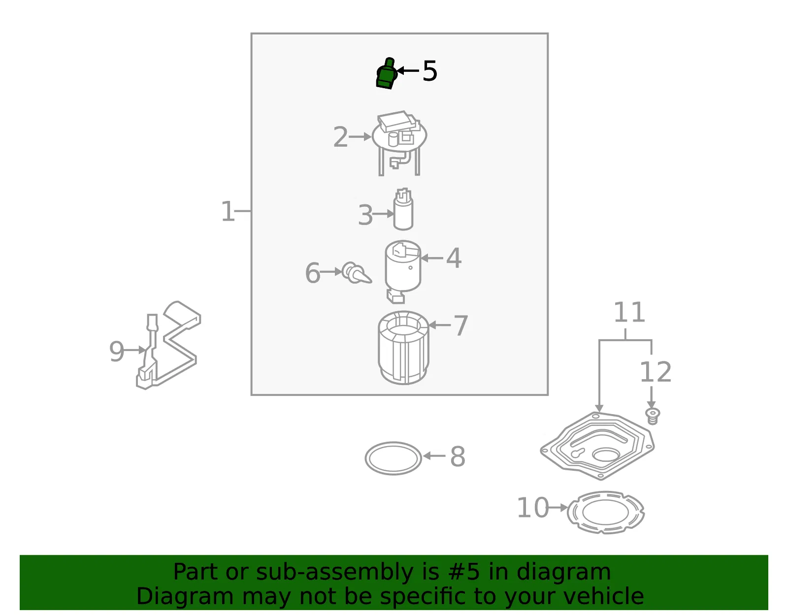 Sensor - Kia (31435-2J000) - view 2