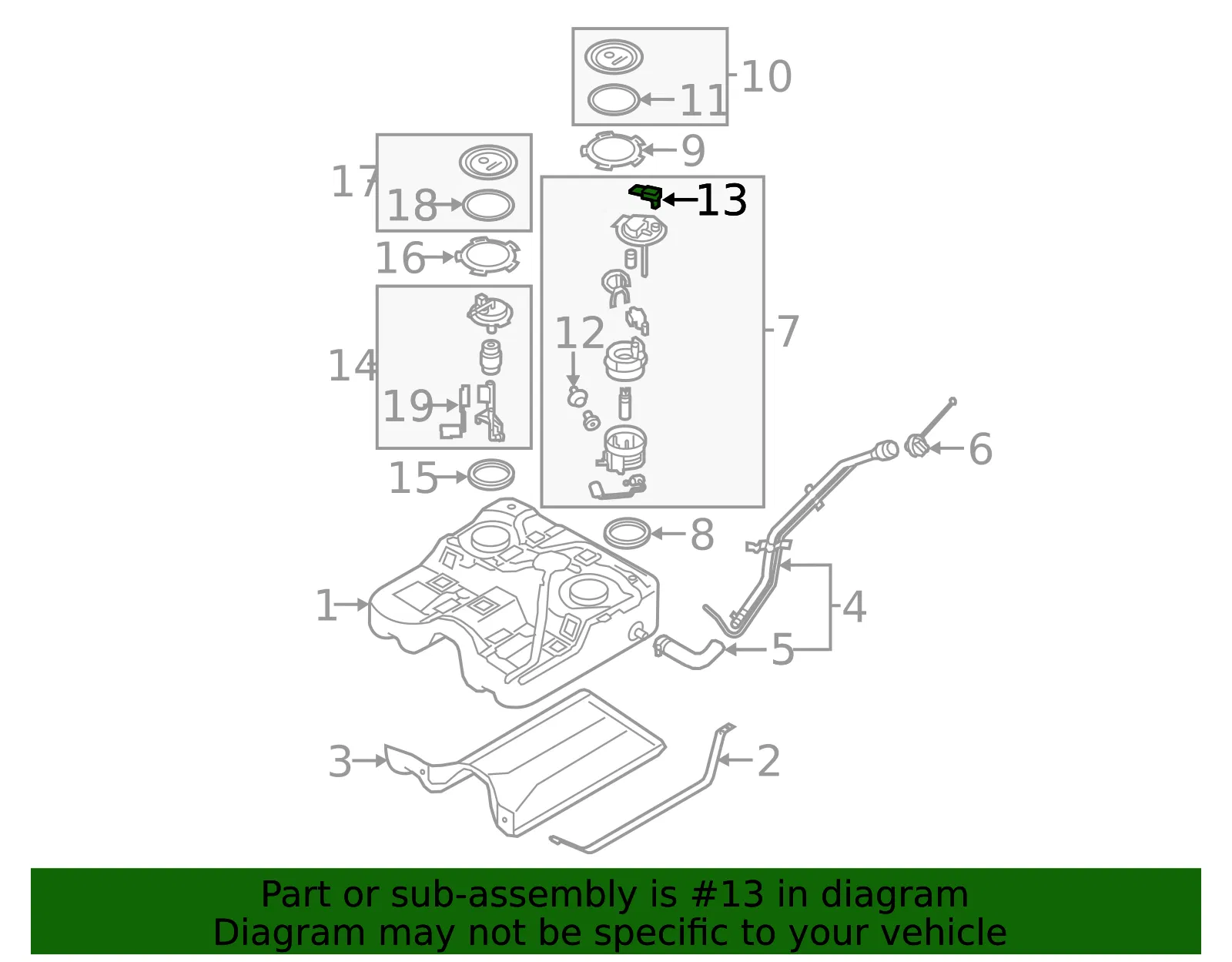 Pressure Sensor - Kia (31435-3K600) - view 2