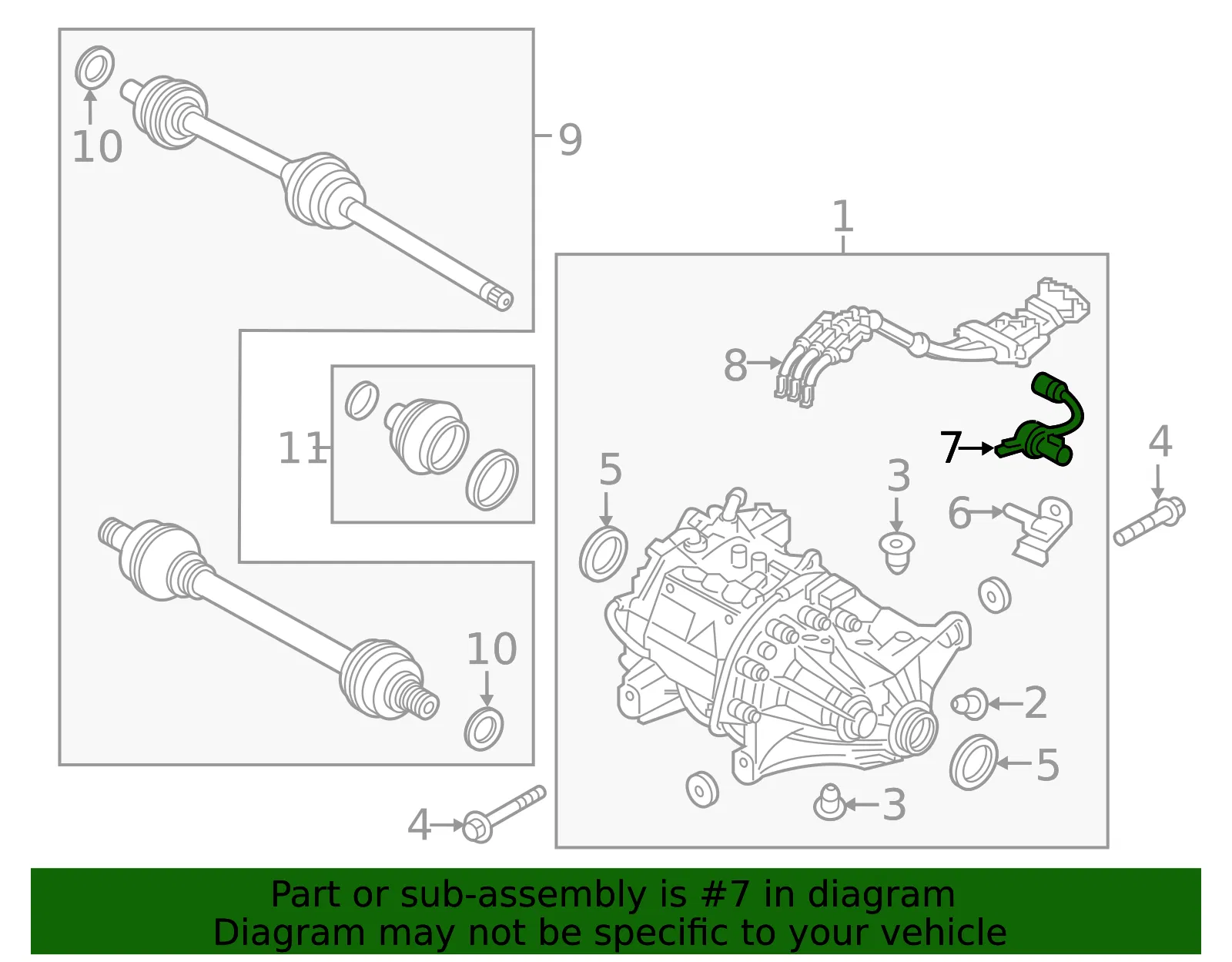 Sensor - Volvo (31437438) - view 2