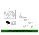 Headlamp Switch - Volvo (31443853) - view 4