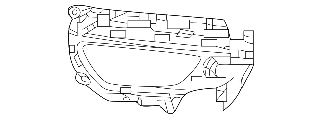 Fog Light Trim Bracket - Volvo (31449131)