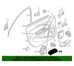 Window Switch - Driver's Side (LH) - Volvo (31453264) - view 4