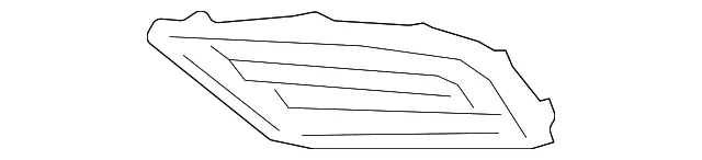 Lamp Bezel - Passenger Side (RH) - Volvo (31455514)
