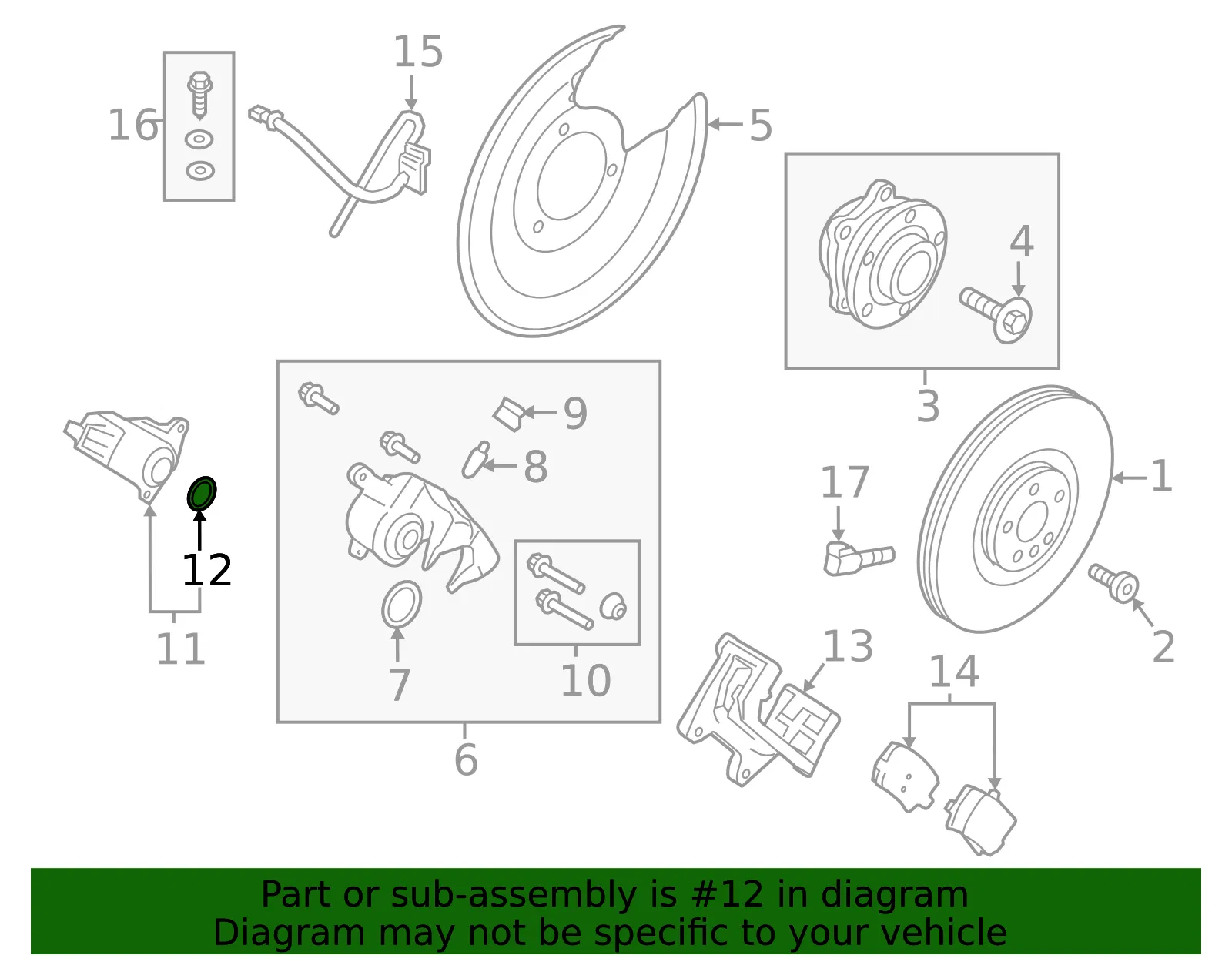 Actuator O-Ring - Volvo (31471616) - view 2
