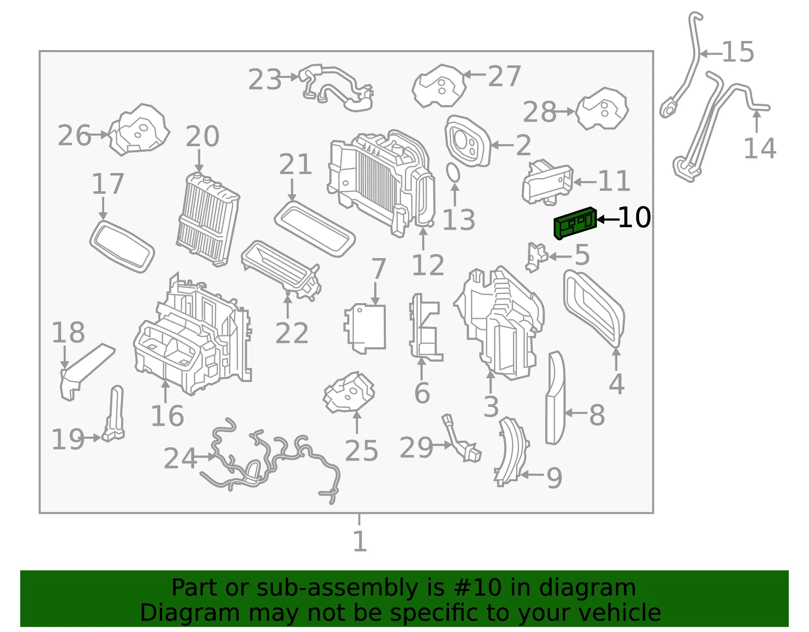 HVAC Control Module - Volvo (31472269) - view 2