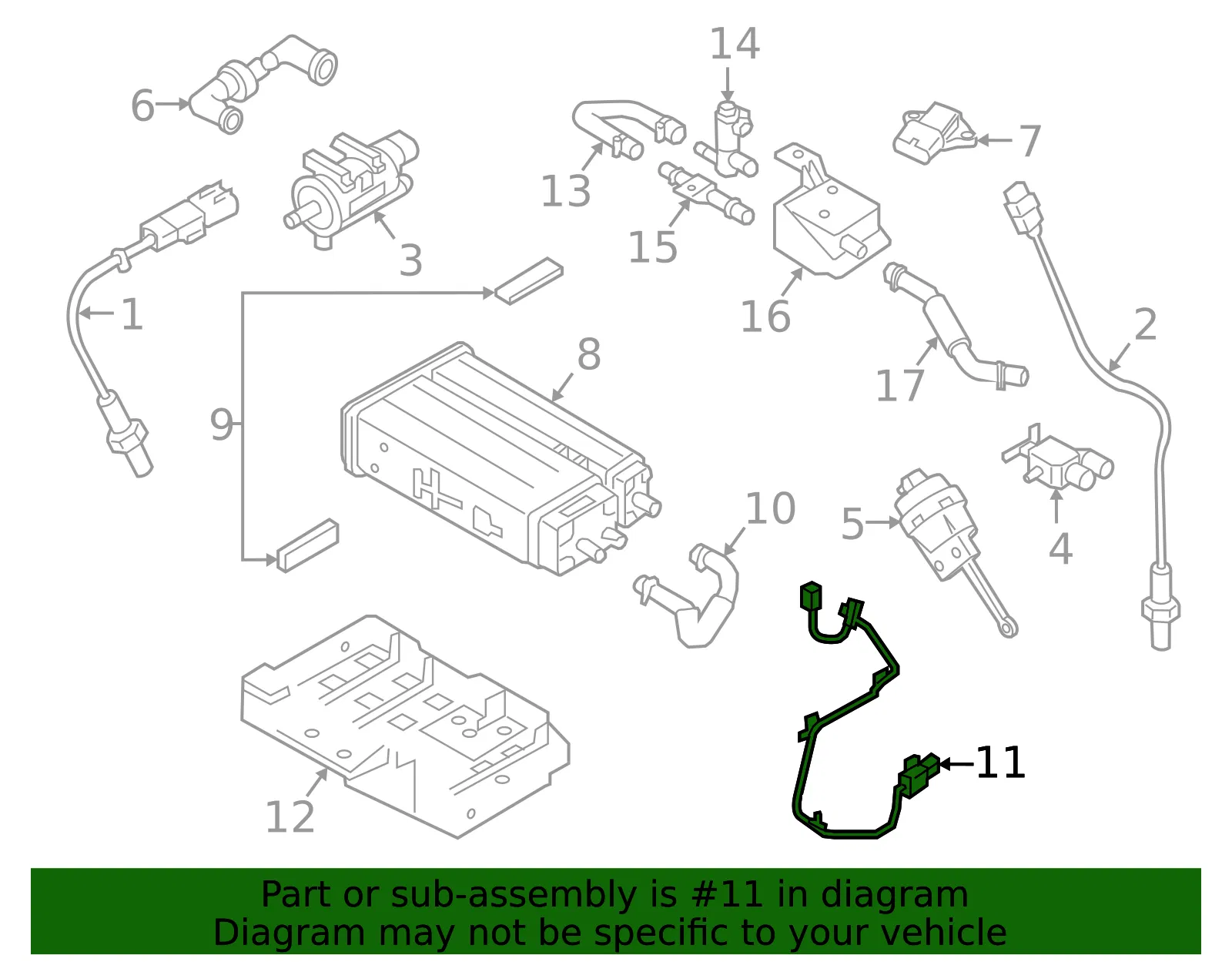 Wire Harness - Kia (31476-A9530) - view 2