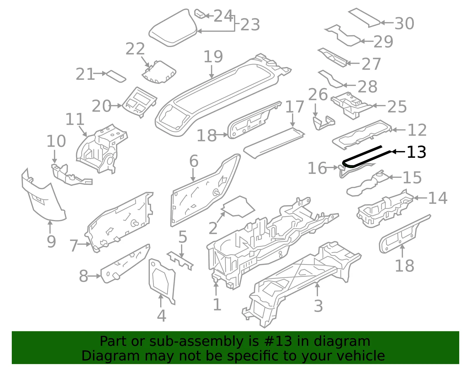 Courtesy Light - Volvo (31479482) - view 2