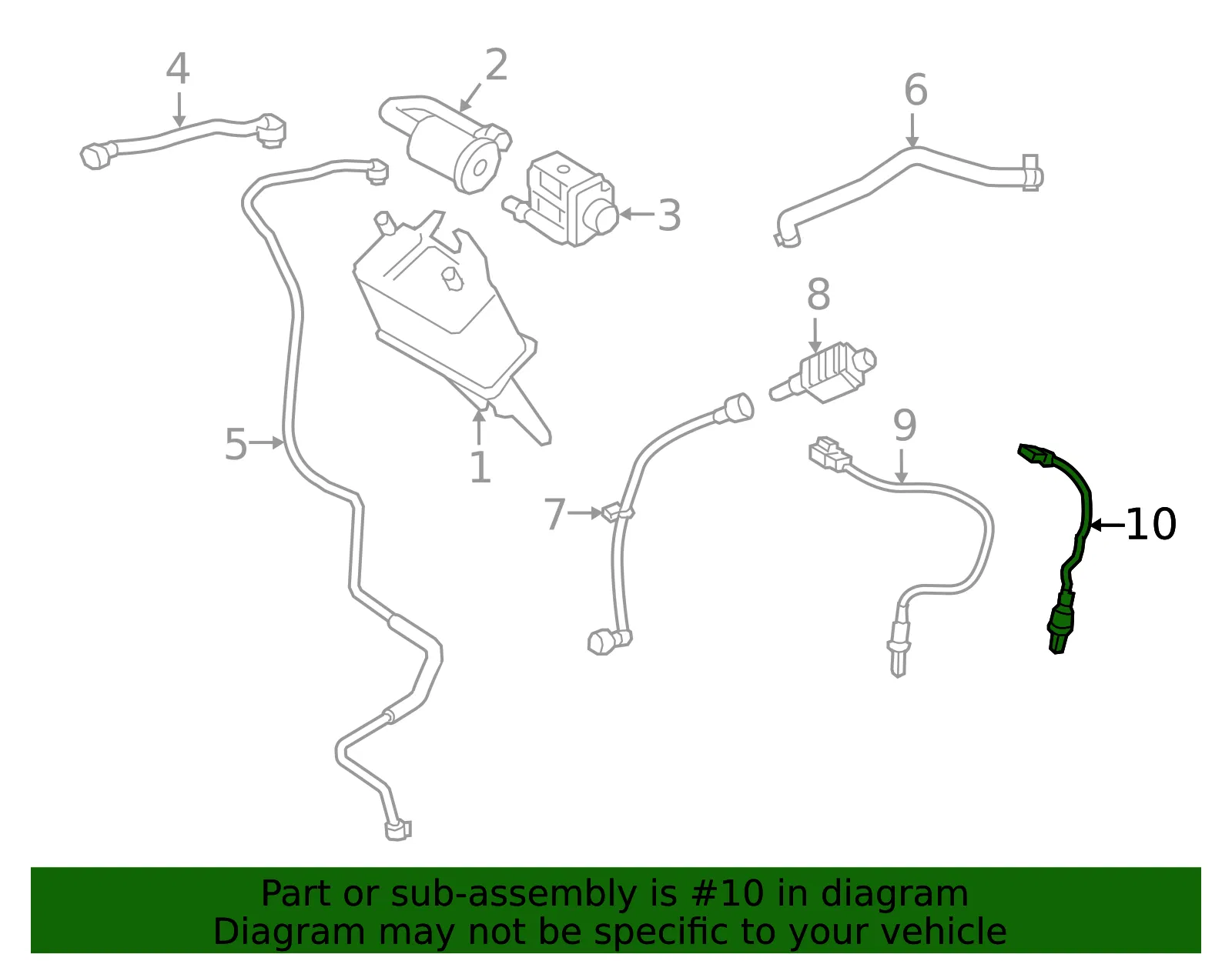 Oxygen Sensor - Volvo (31480395) - view 3