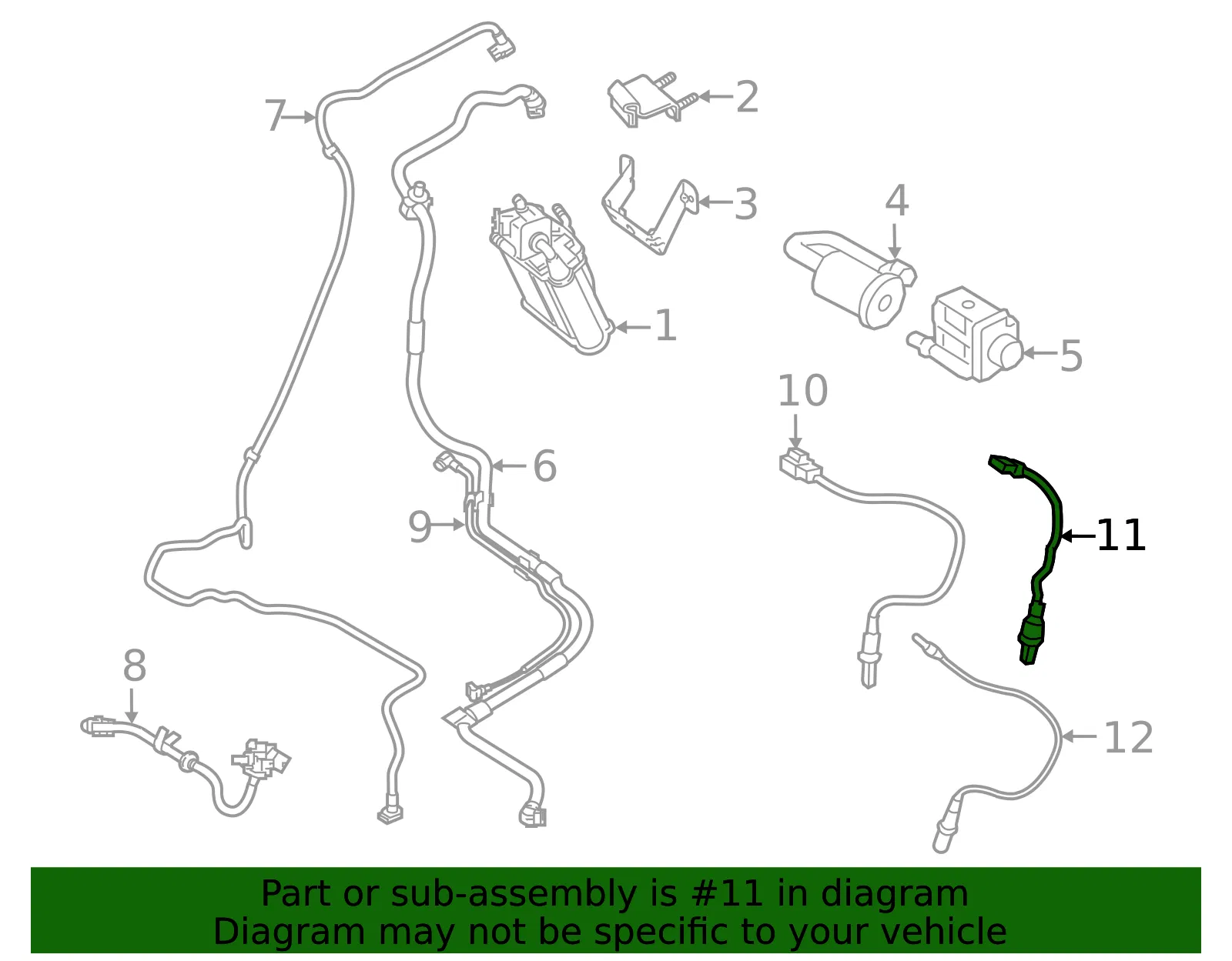 Oxygen Sensor - Volvo (31480397) - view 2