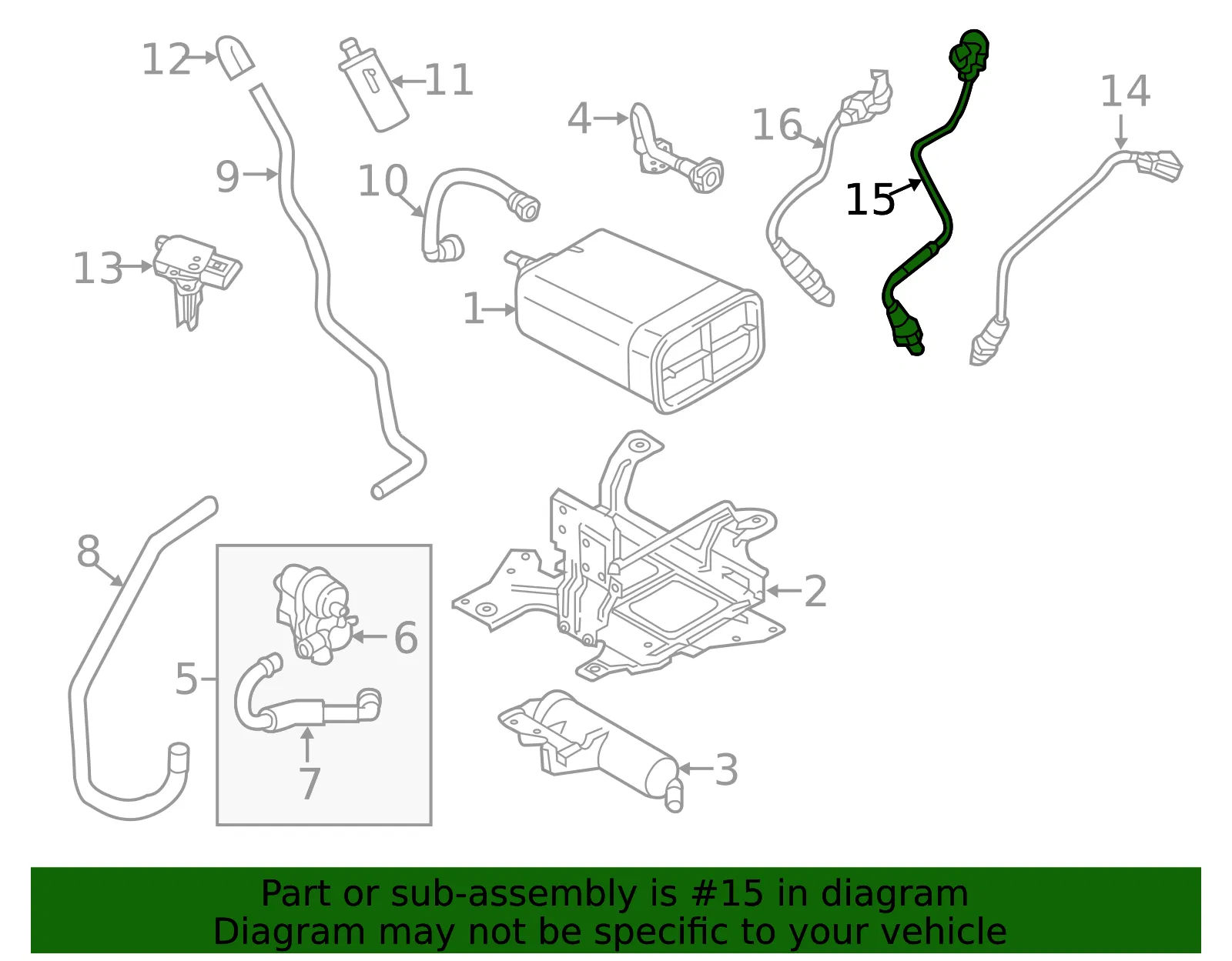 Oxygen Sensor - Volvo (31480458) - view 2
