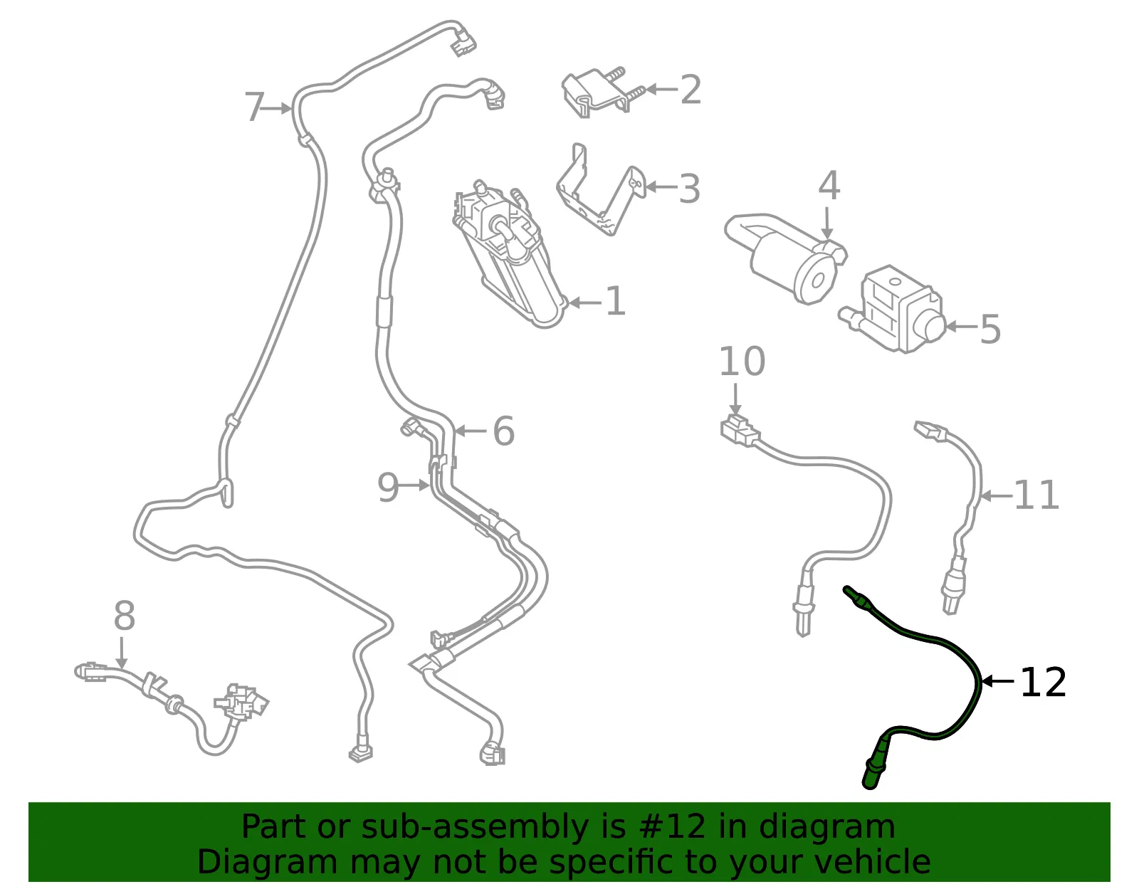 Oxygen Sensor - Volvo (31480530) - view 2