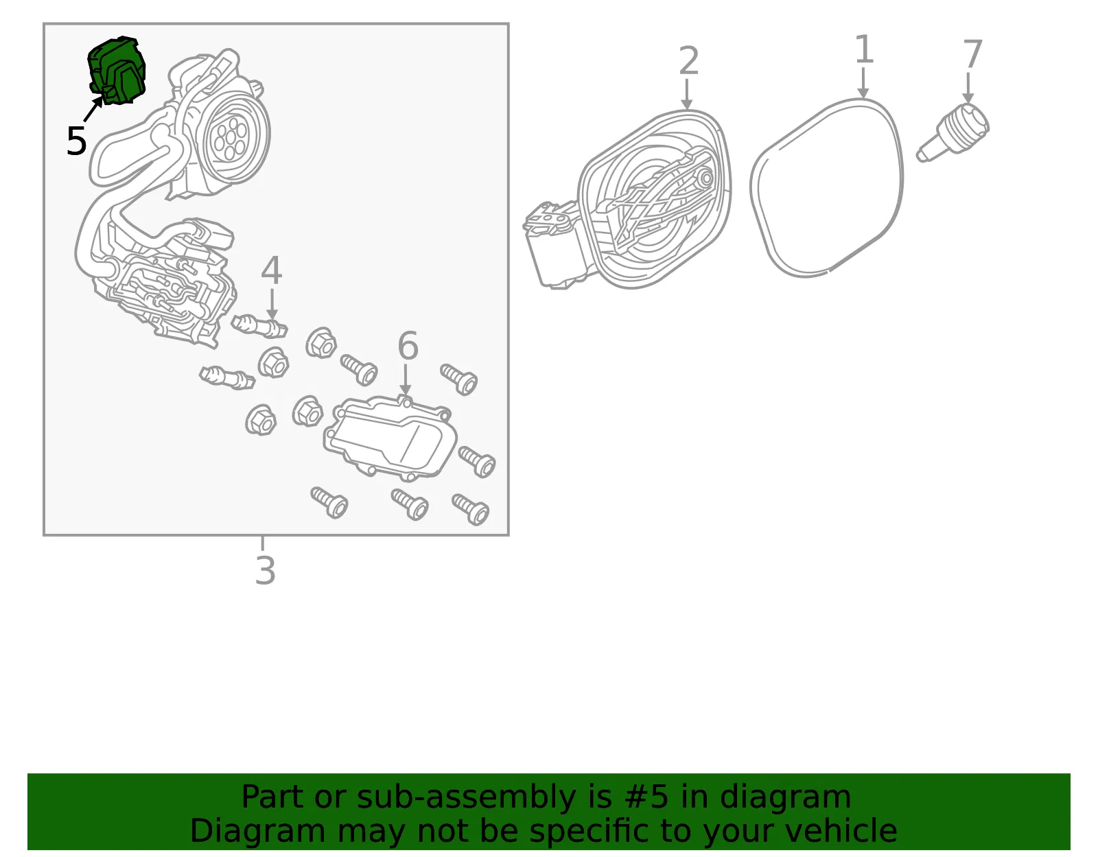 Lock Actuator - Volvo (31481565) - view 2