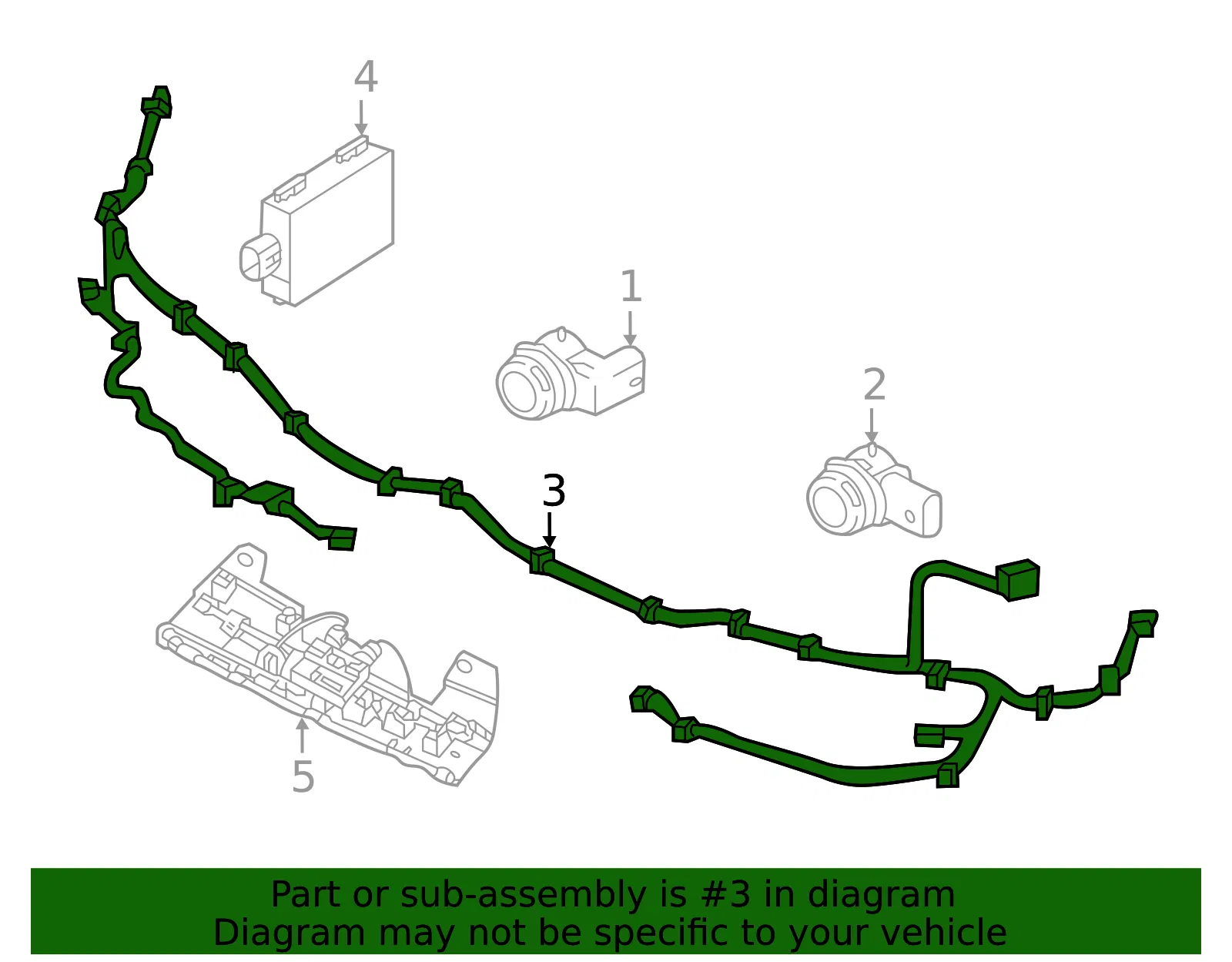 Wire Harness - Volvo (31485775) - view 2