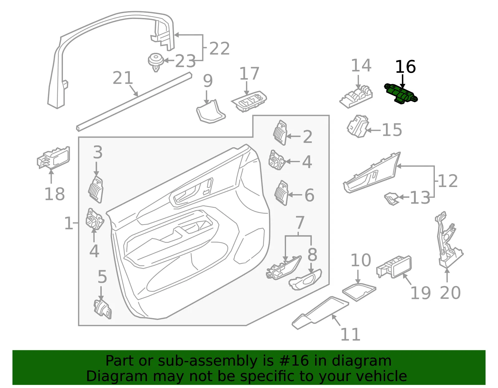Memory Switch - Volvo (31489630) - view 2