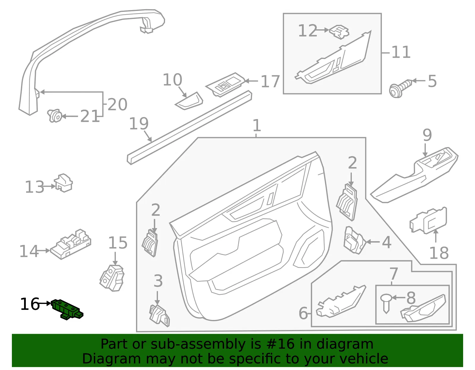 Memory Switch - Volvo (31489631) - view 2