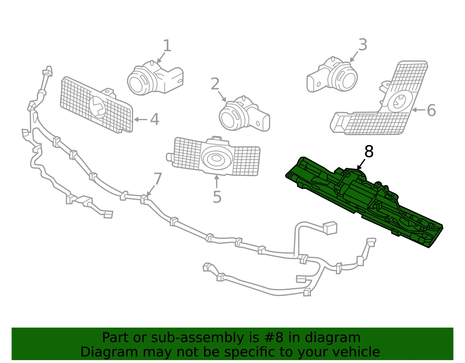 Sensor - Volvo (31652056) - view 3