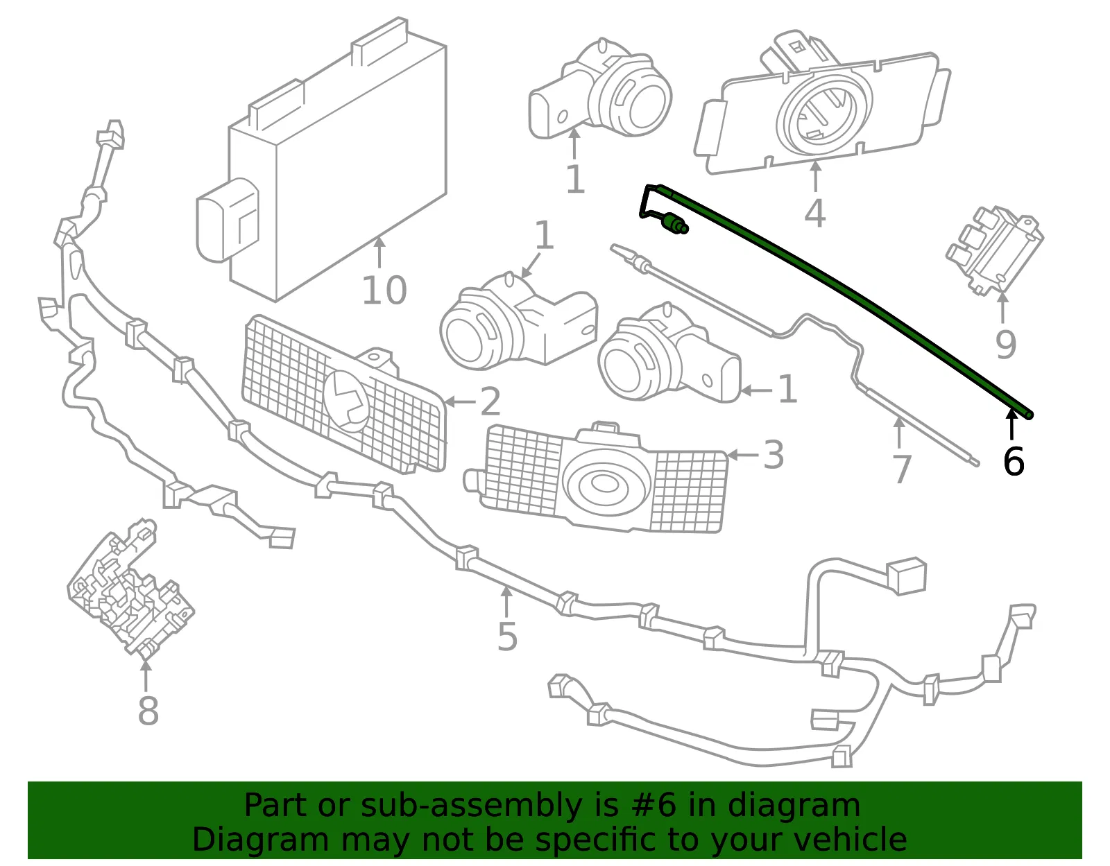 Sensor - Volvo (31652876) - view 2