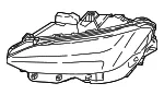 Headlamp Assembly - Volvo (31655739) - view 3