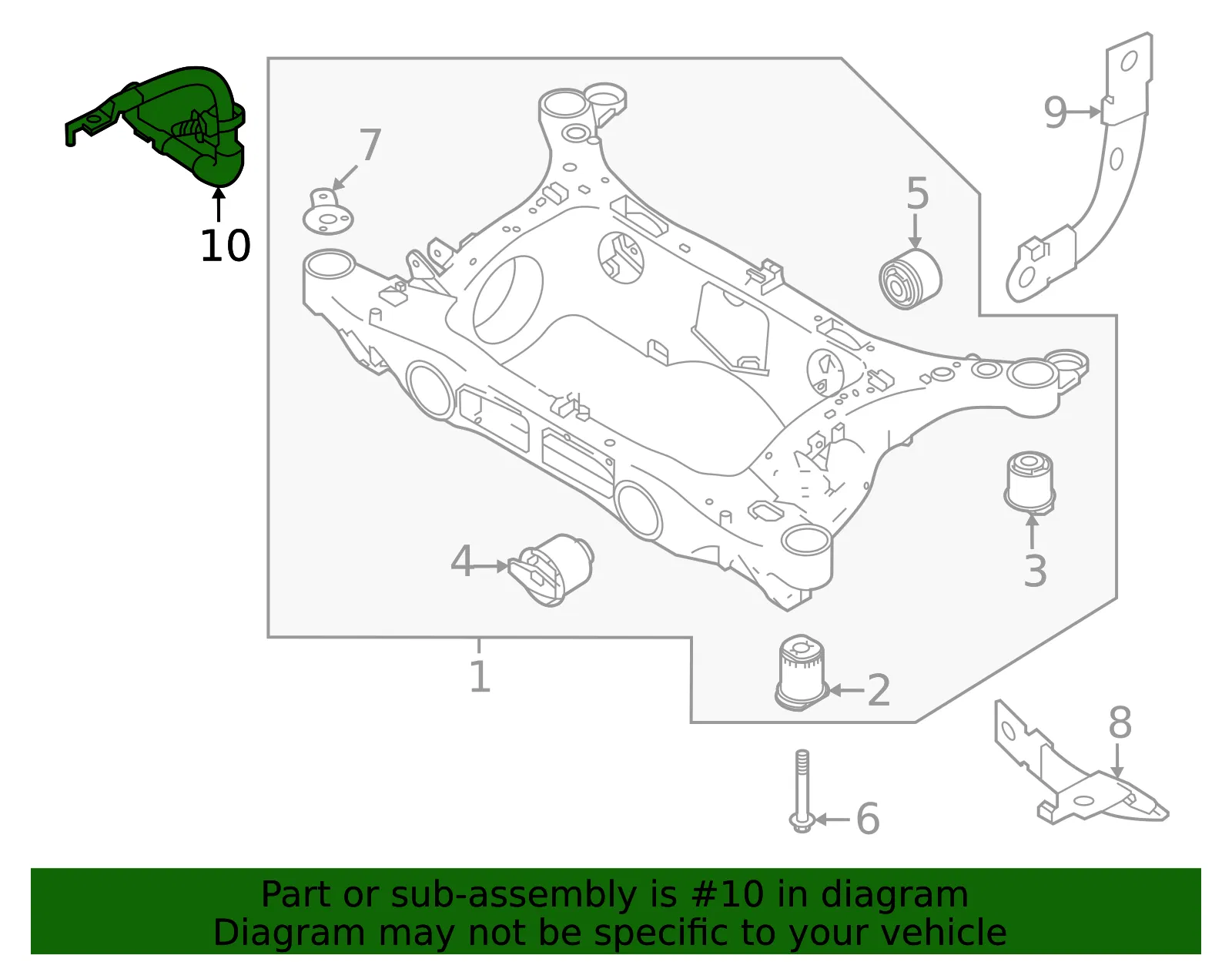 Battery Cable - Volvo (31676922) - view 2