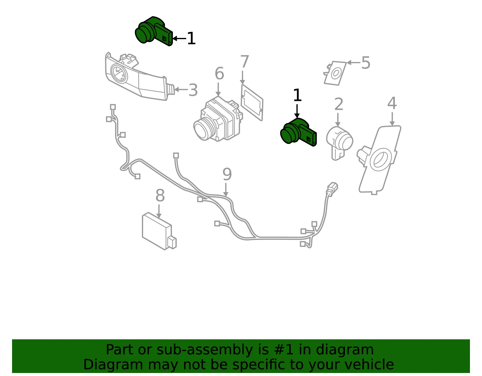 Sensor - Volvo (31680785) - view 2