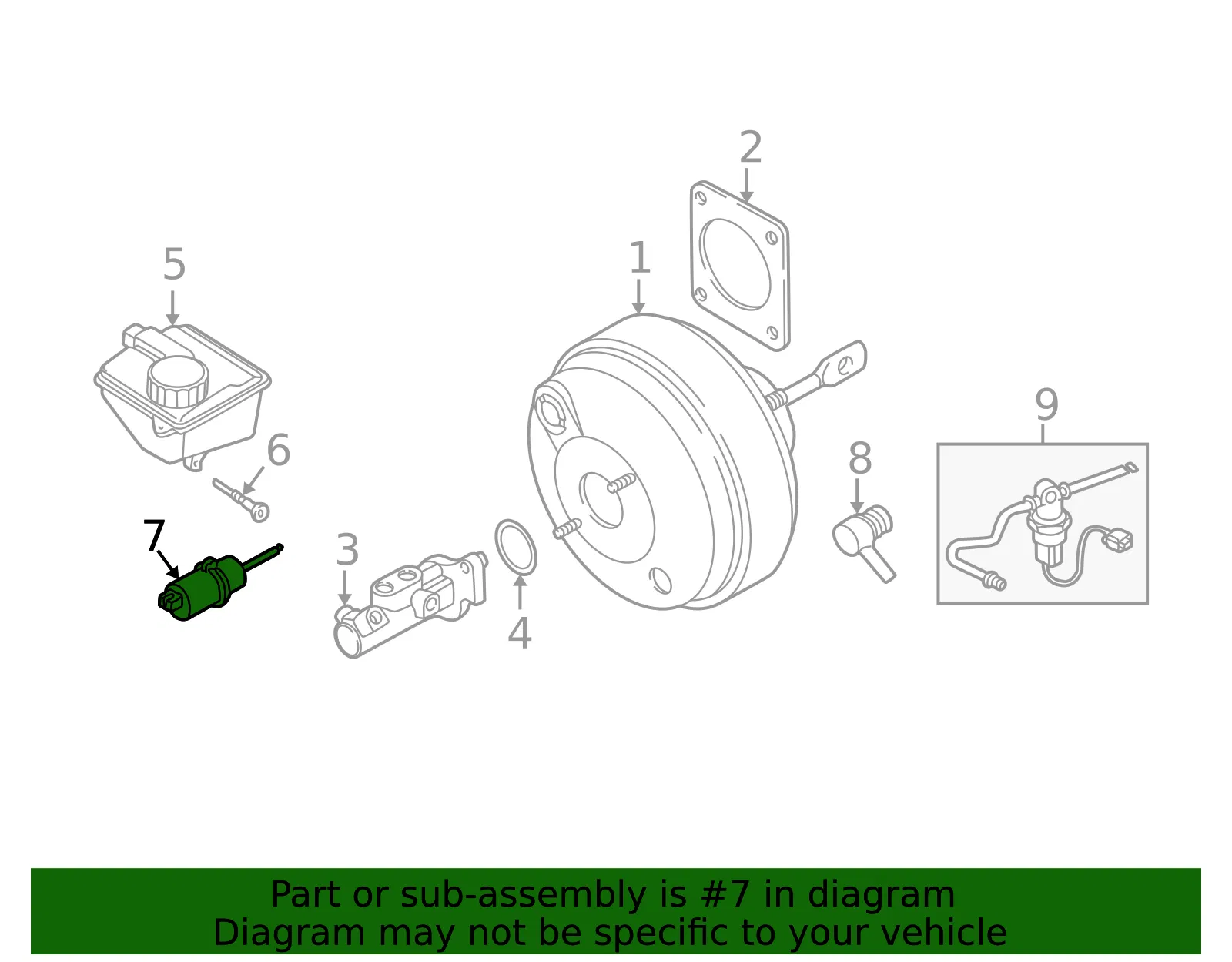 Sensor - Volvo (31687032) - view 3