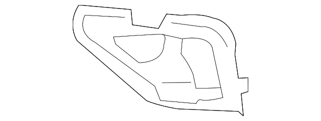 Fog Light Trim Bracket - Driver's Side (LH) - Volvo (31688804)