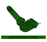 TPMS Sensor - Volvo (32134419) - view 4