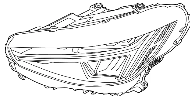 Headlamp Assembly - Volvo (32140435)