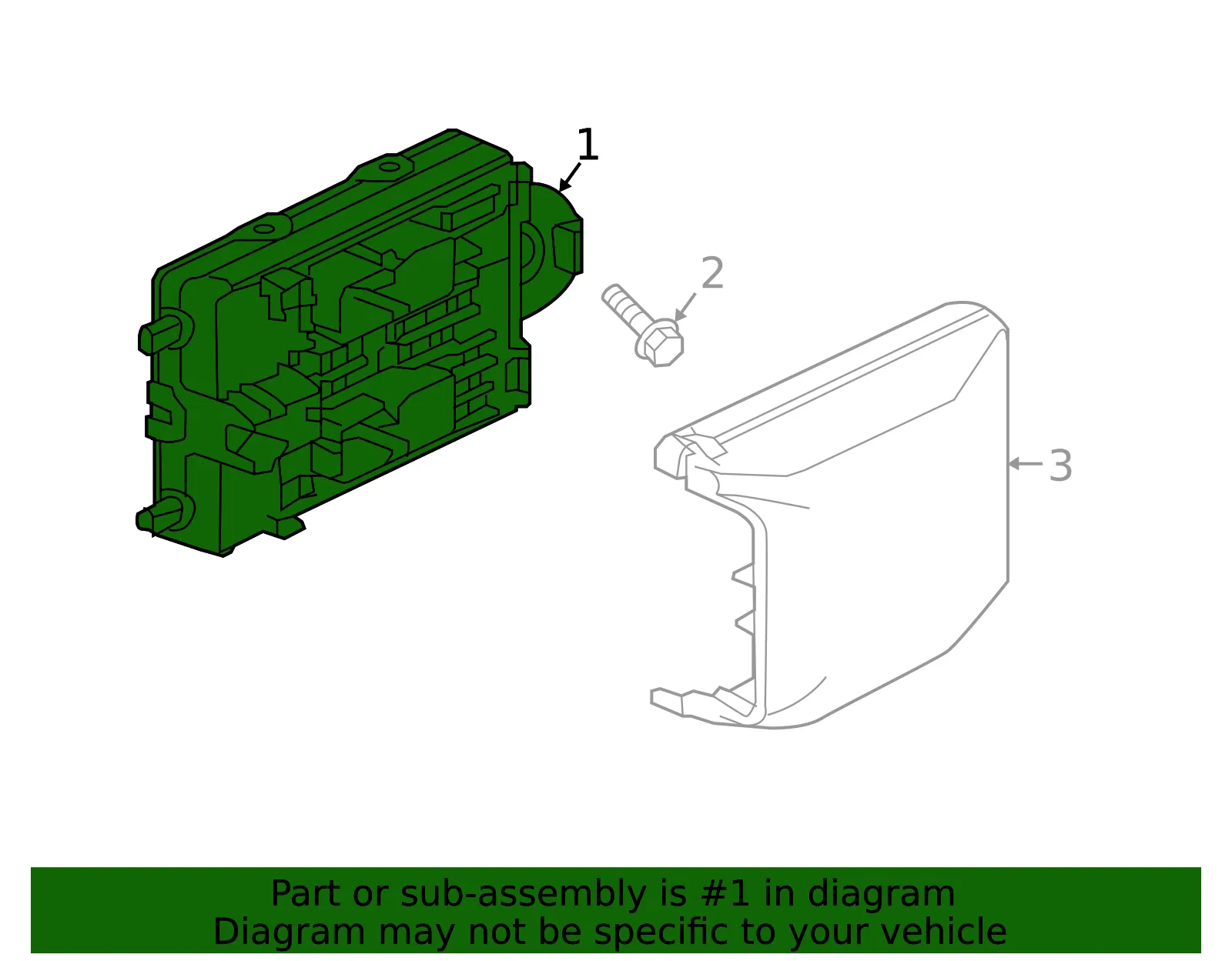 Control Module - Volvo (32209198) - view 2