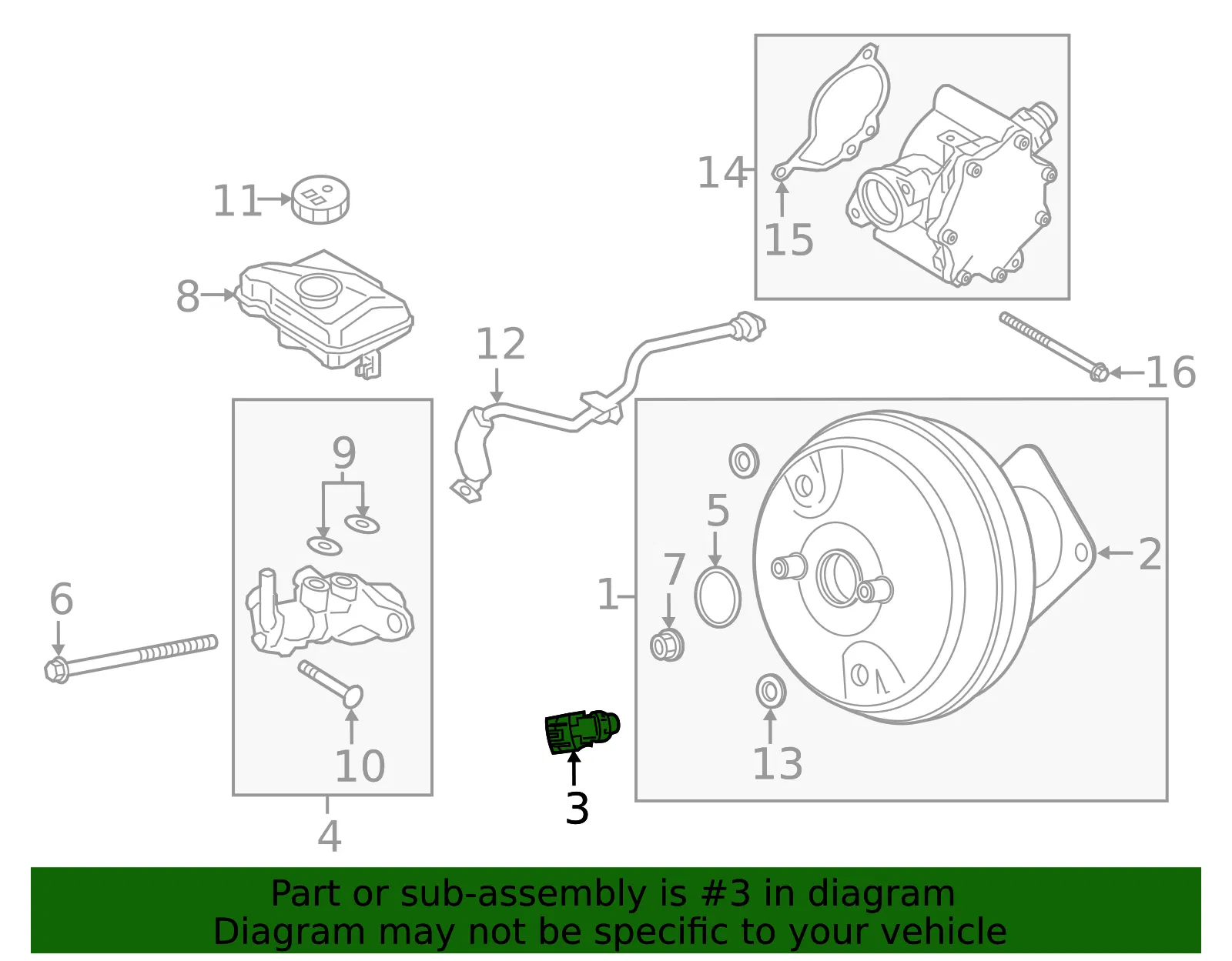 Sensor - Volvo (32214511) - view 2