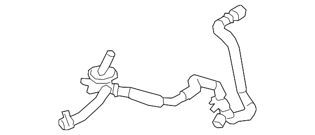 Drive Motor Battery Pack Coolant Hose - Volvo (32222172)