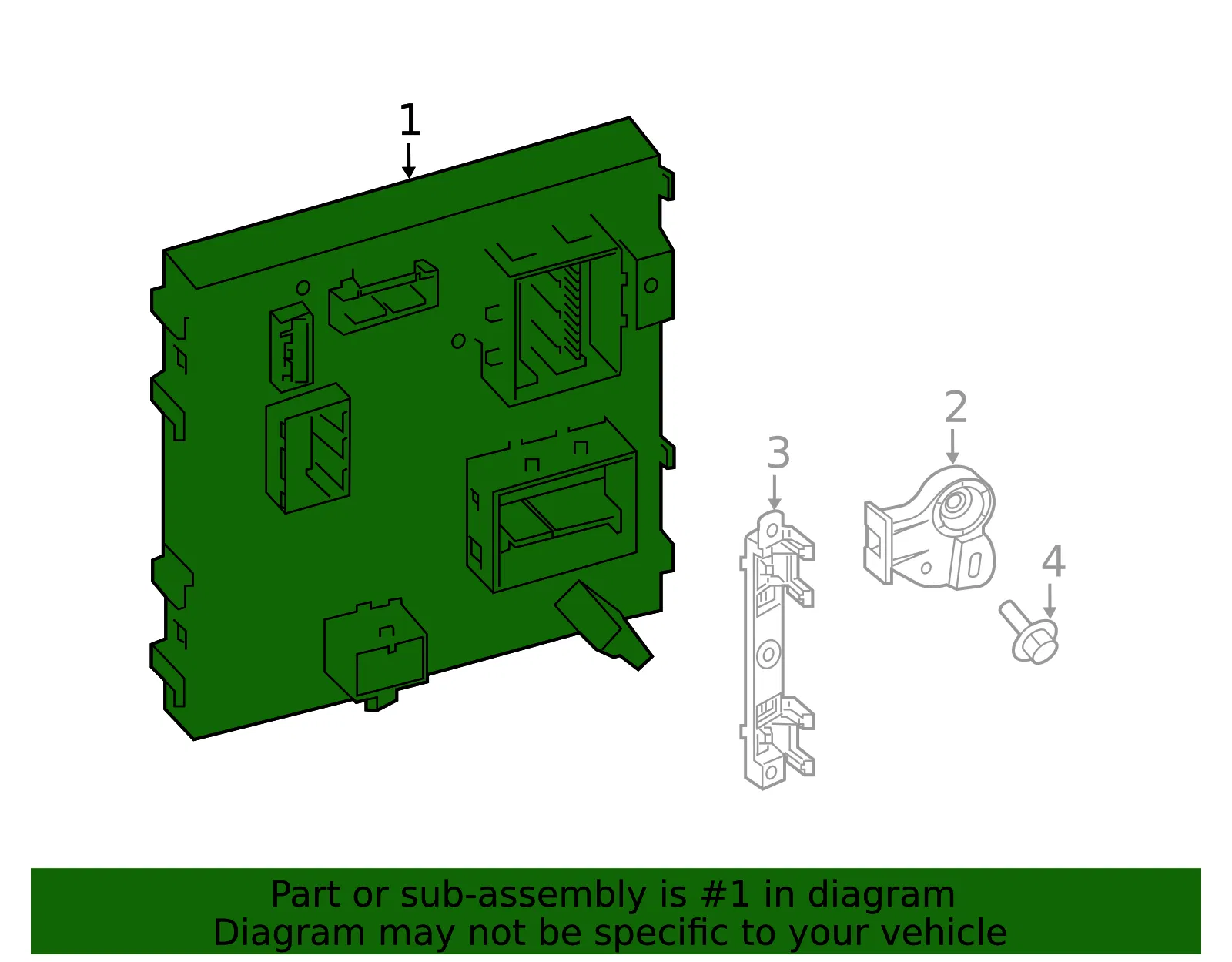 Body Control Module - Volvo (32230518) - view 2
