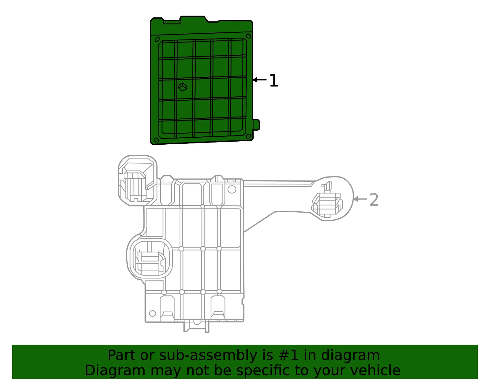 Control Module - Volvo (32230520) - view 2