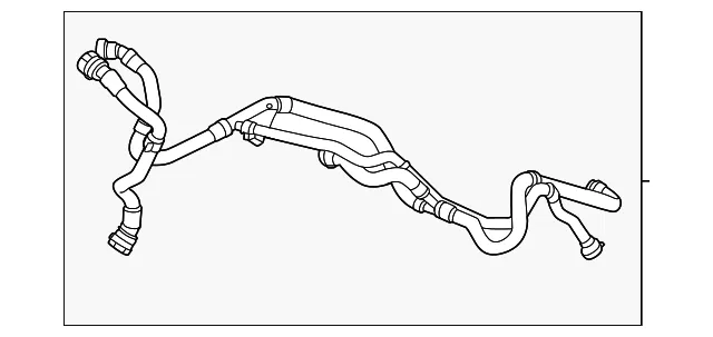 Drive Motor Battery Pack Coolant Hose - Volvo (32252852)