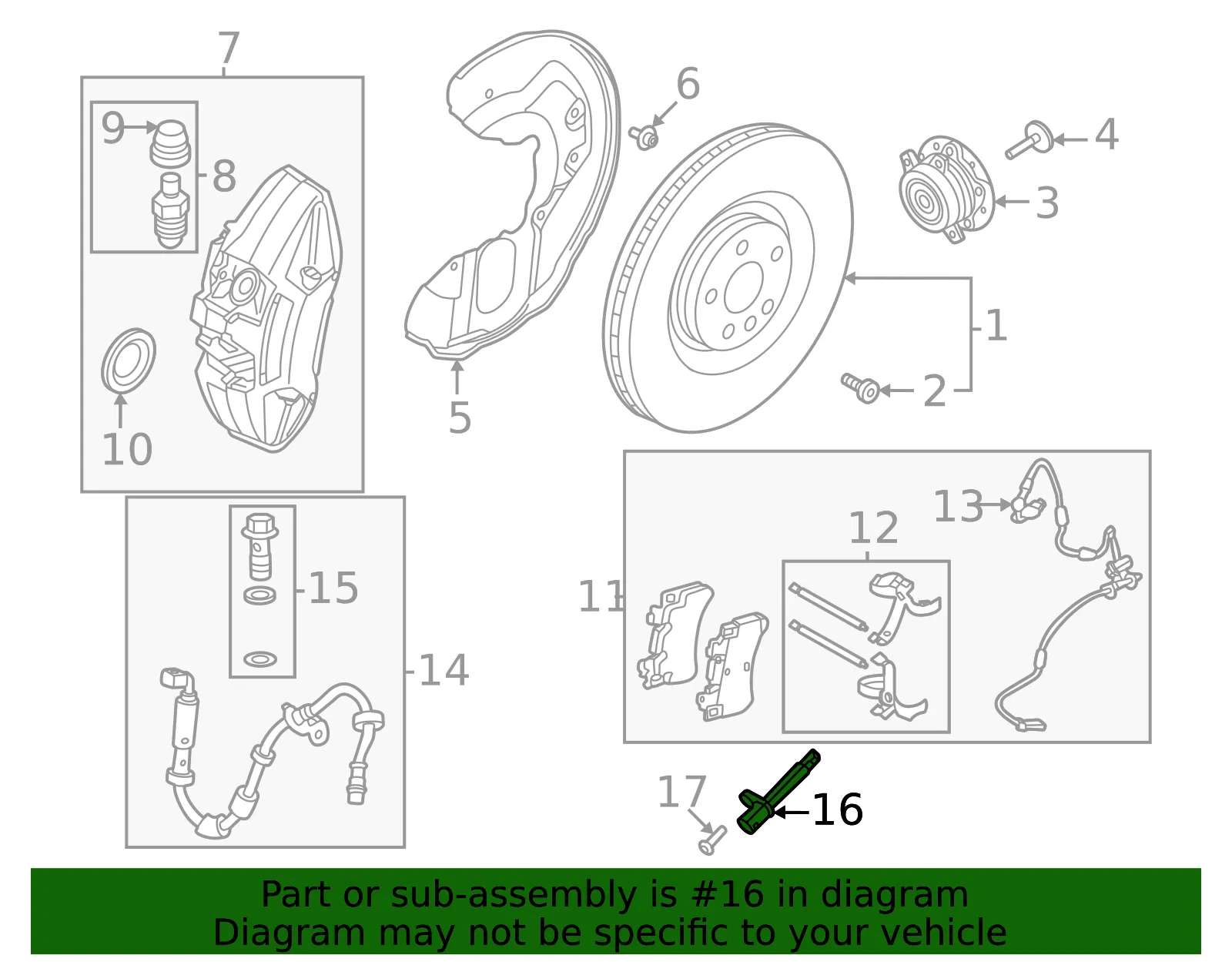 ABS Sensor - Volvo (32255867) - view 2
