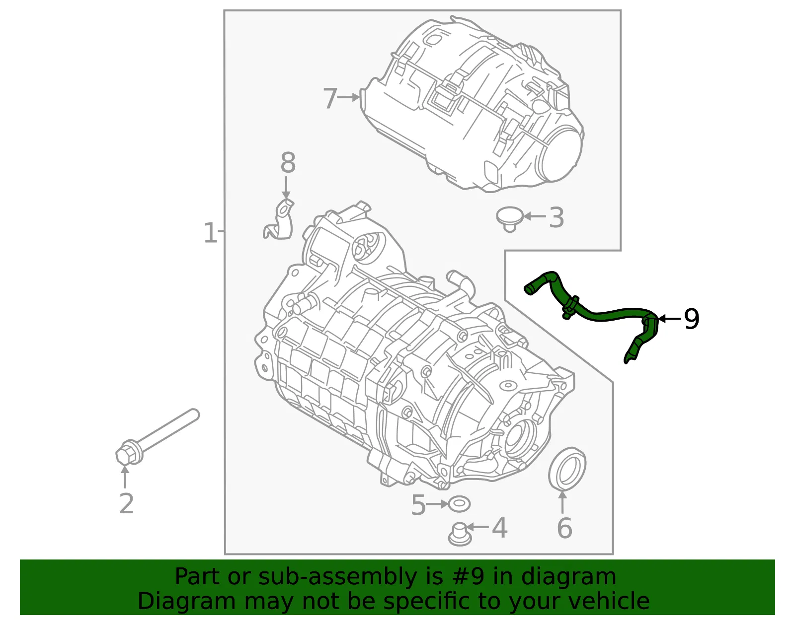Battery Cable - Volvo (32265334) - view 2