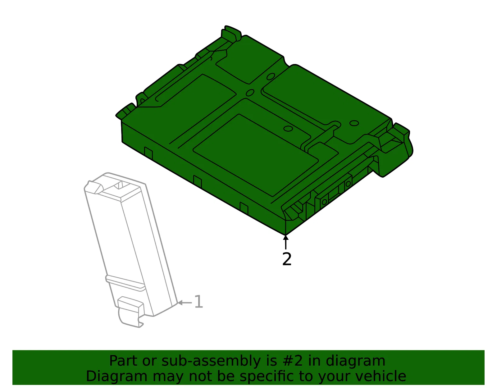 Control Module - Volvo (32267382) - view 2