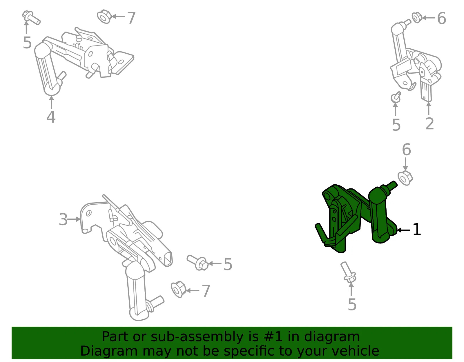 Level Sensor - Volvo (32269484) - view 2