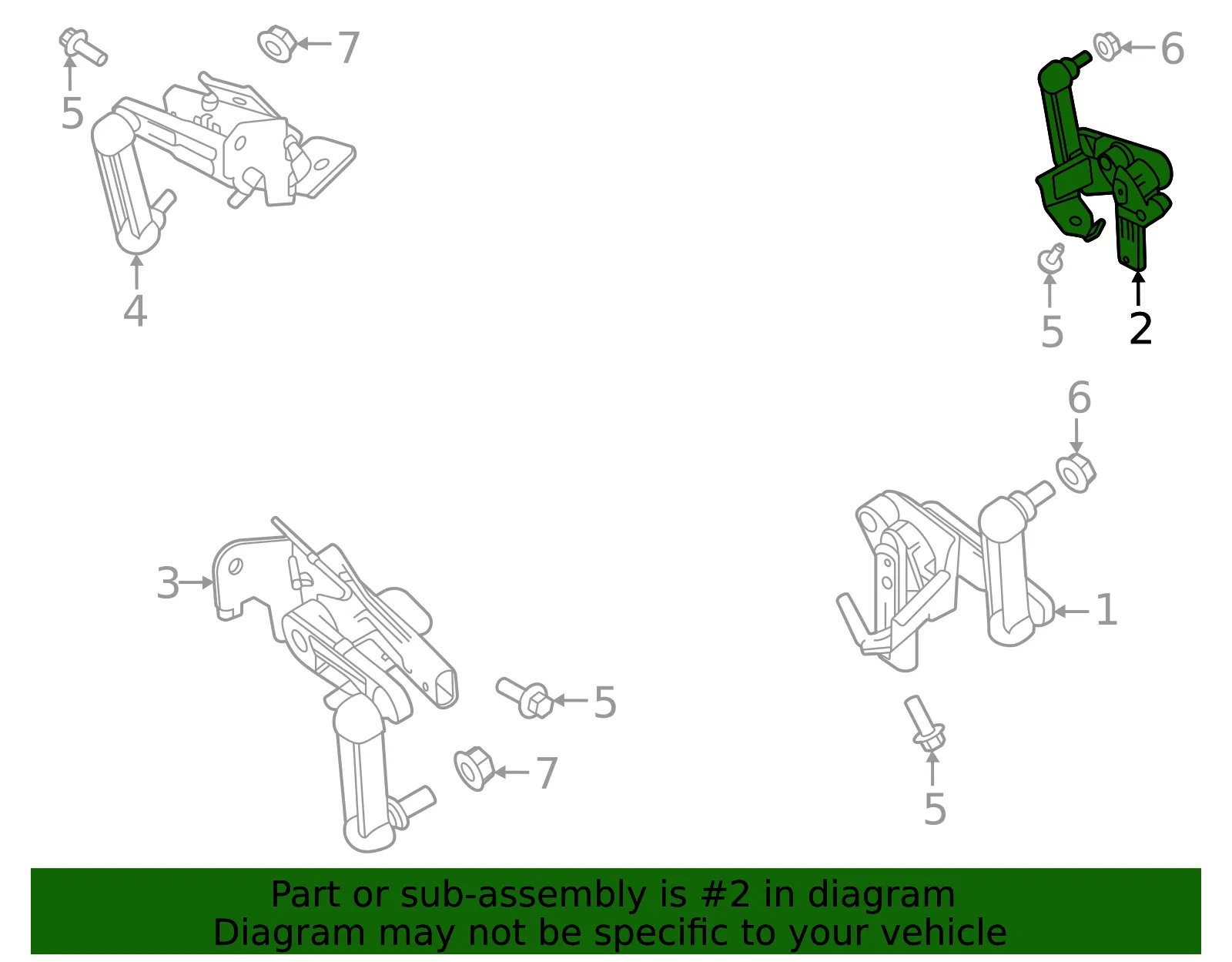 Level Sensor - Volvo (32269485) - view 2