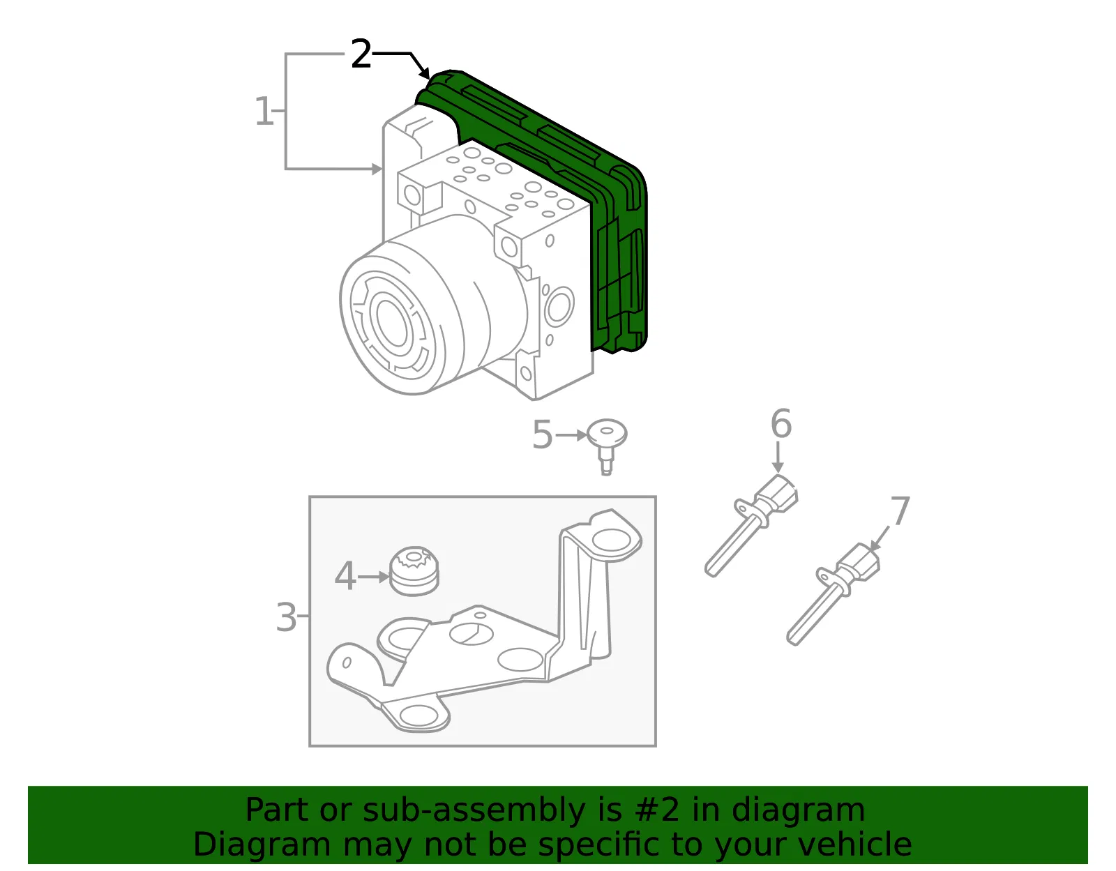 Control Module - Volvo (32281476) - view 2