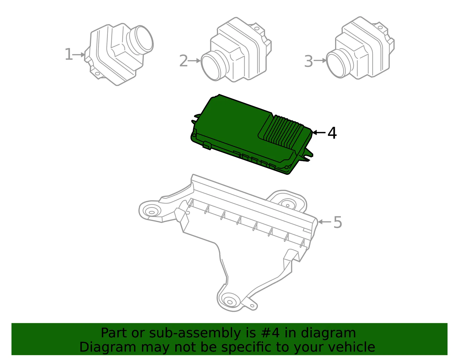 Control Module - Volvo (32281512) - view 2